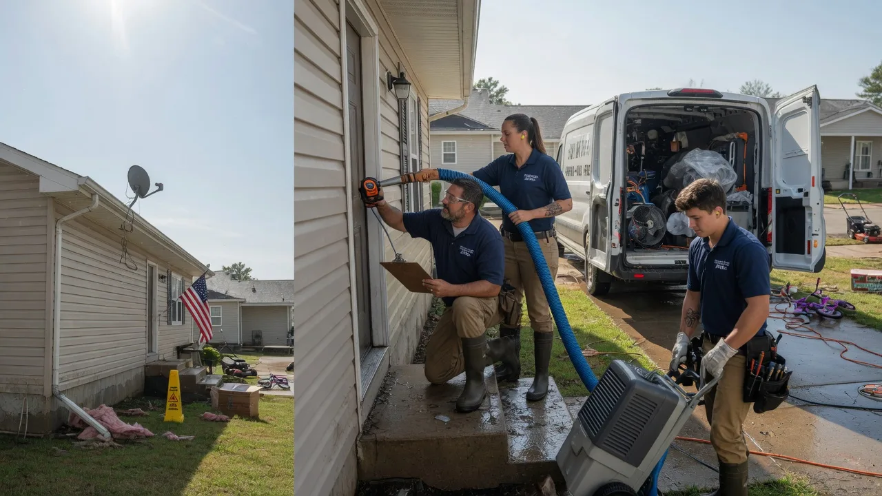 Ceiling Water Damage Restoration in Maryneal, TX near me